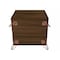 Manhattan Comfort Rockefeller 2.0 Nightstand, Brown 102GMC5 - alternate 4